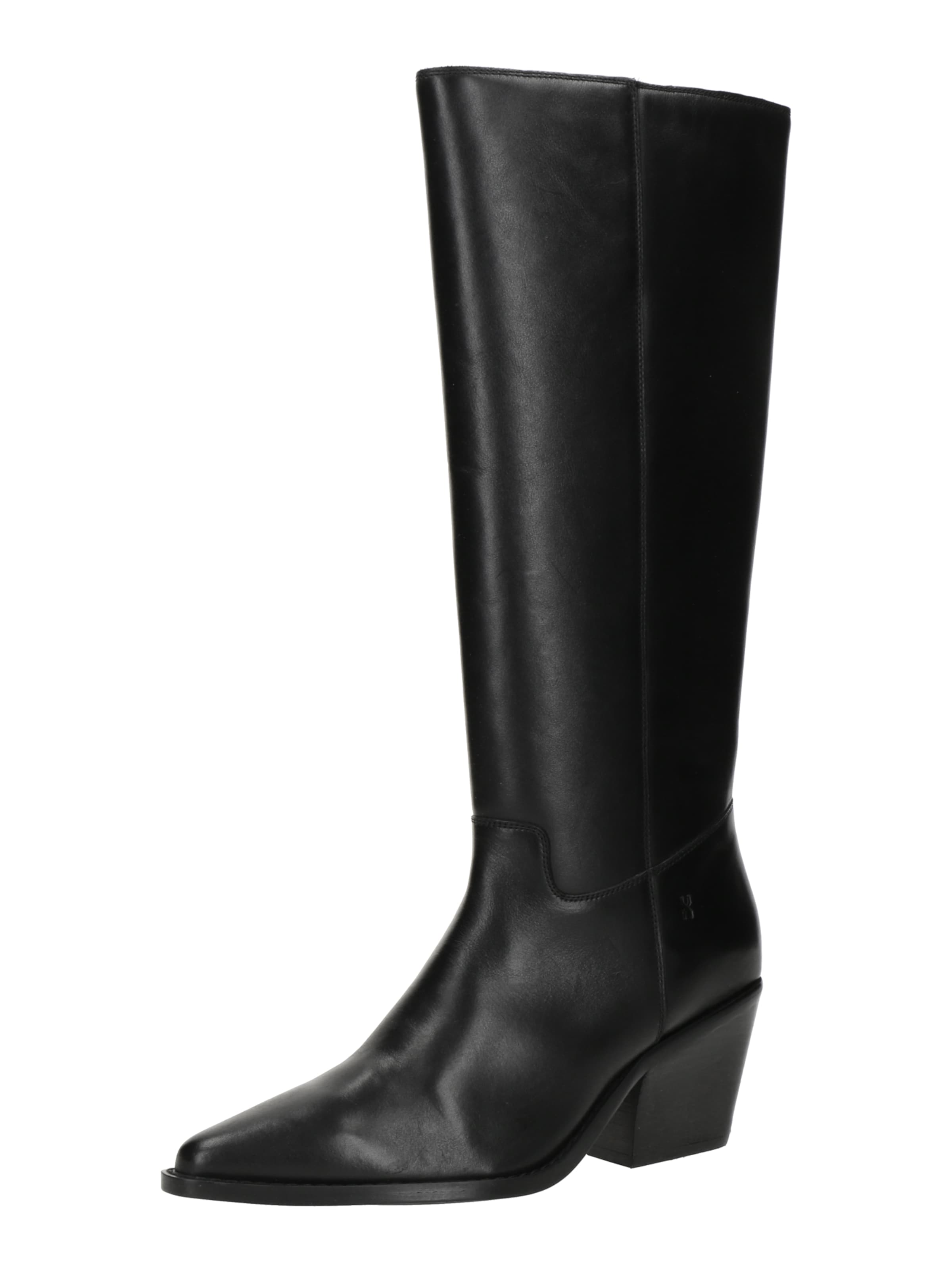 BRONX Ботуши в черно: отпред