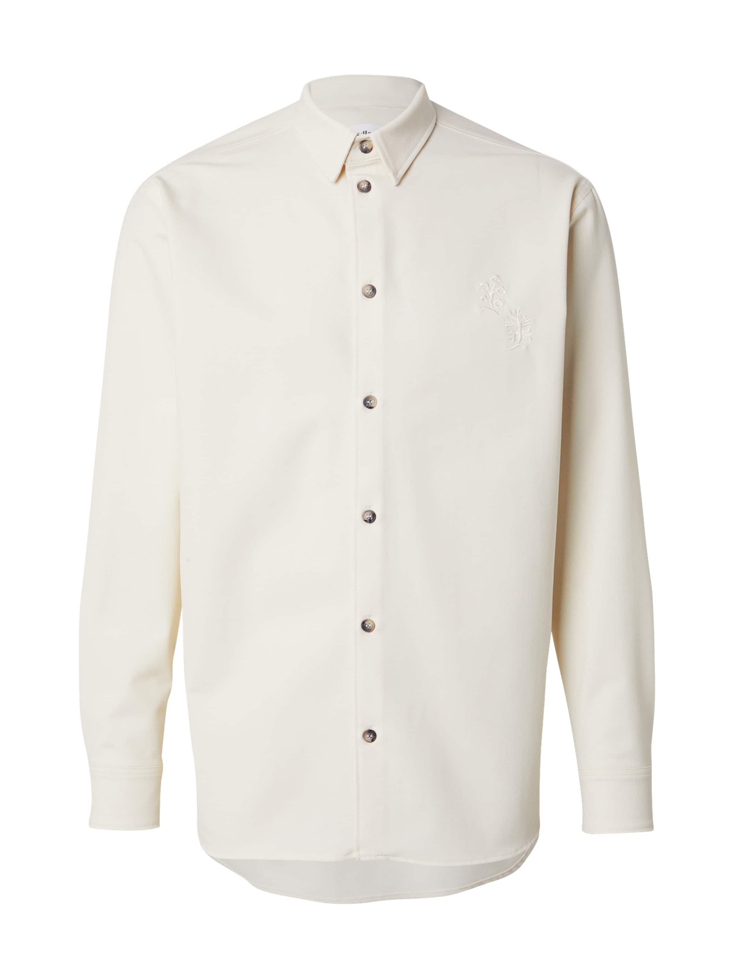 Soulland Regular fit Πουκάμισο 'DAMON' σε λευκό: μπροστά