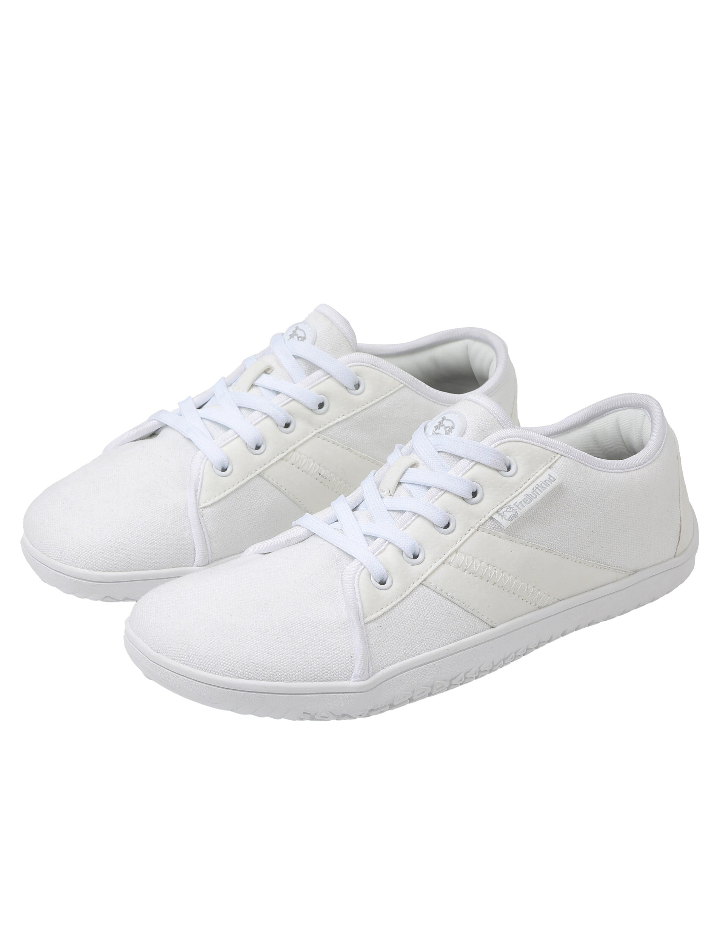 Freiluftkind Sportlicher Schnürschuh 'Baker'‌ in Weiß: Vorderseite