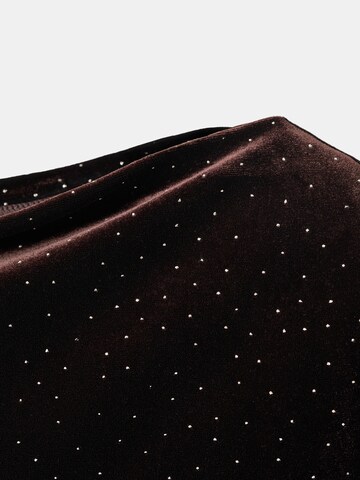 MANGOKoktel haljina 'XVIRGO' - smeđa boja