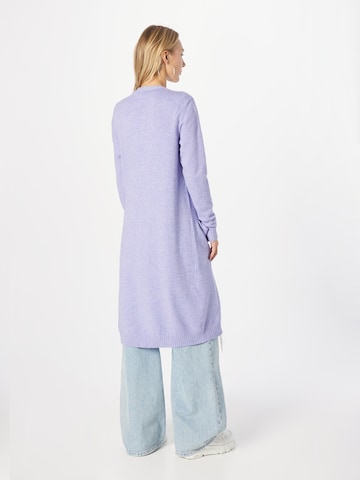 VILA Knitted Coat 'Ril' in Purple