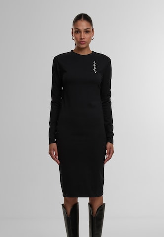 Dangerous DNGRS Dress 'Noir' in Black: front