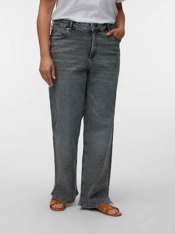 Vero Moda Curve Wide leg Jeans 'VMCMARI TESSA' in Grey: front