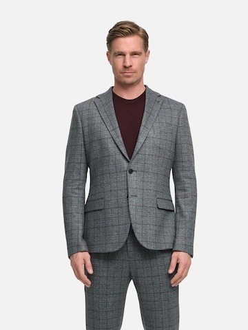 Zuitable Slim fit Suit Jacket 'DiNick' in Grey: front