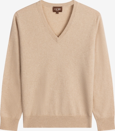 GOBI Cashmere Pullover 'Women's Timeless Cashmere V-Neck Sweater' em XS em bege, Vista do artigo