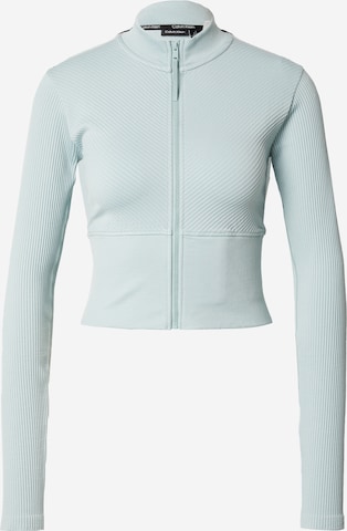 Calvin Klein Sport Knit cardigan in Green: front