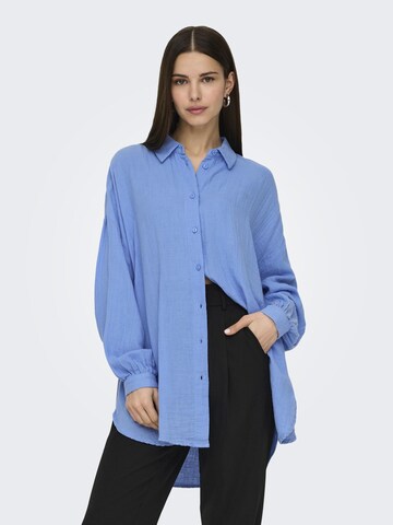 Camicia da donna 'ONLThyra' di ONLY in blu: frontale