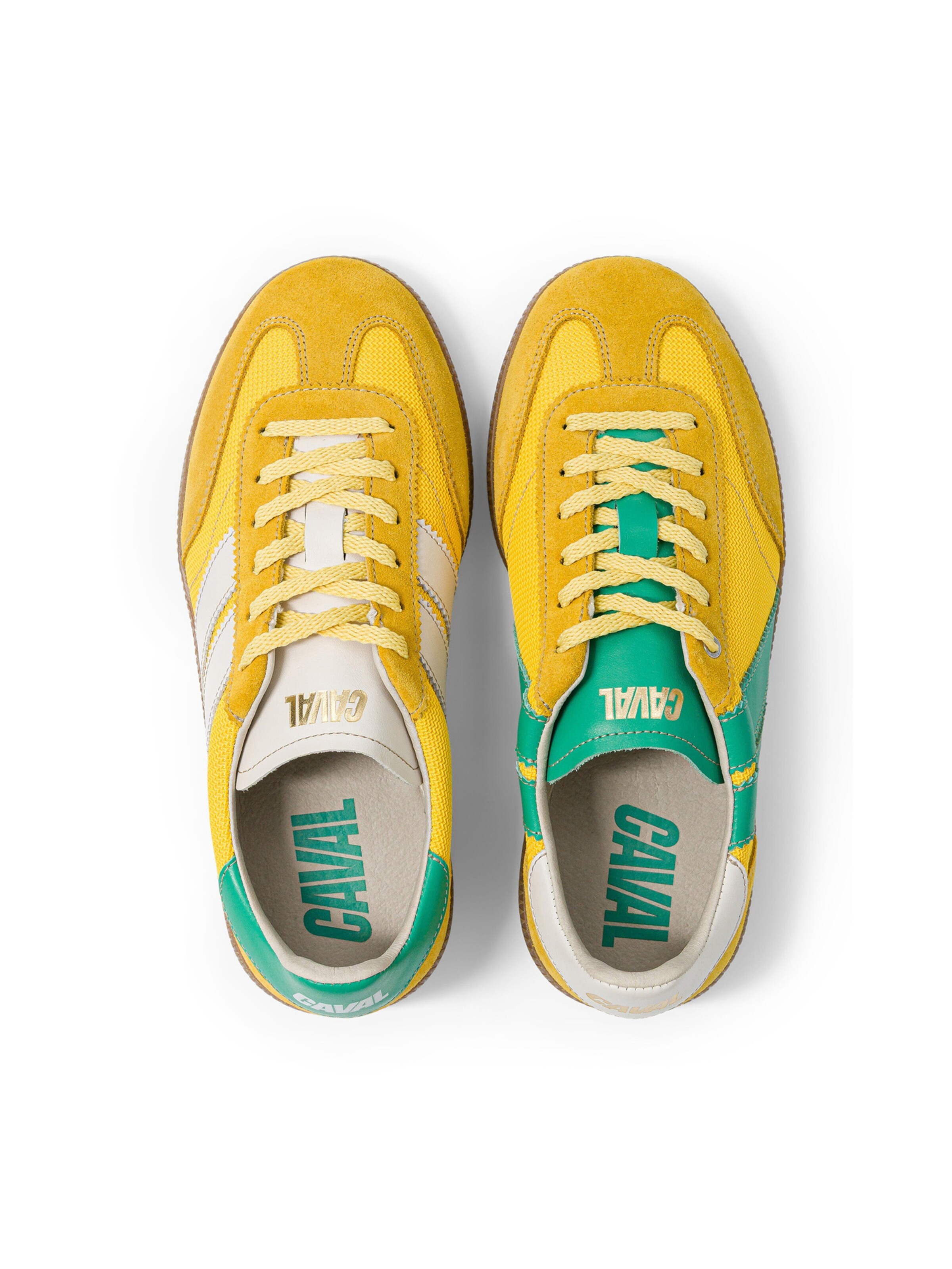 Caval - Sapatilhas baixas ' PULSE ' em amarelo