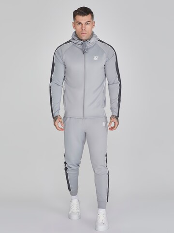 SikSilk Sweat suit in Grey: front