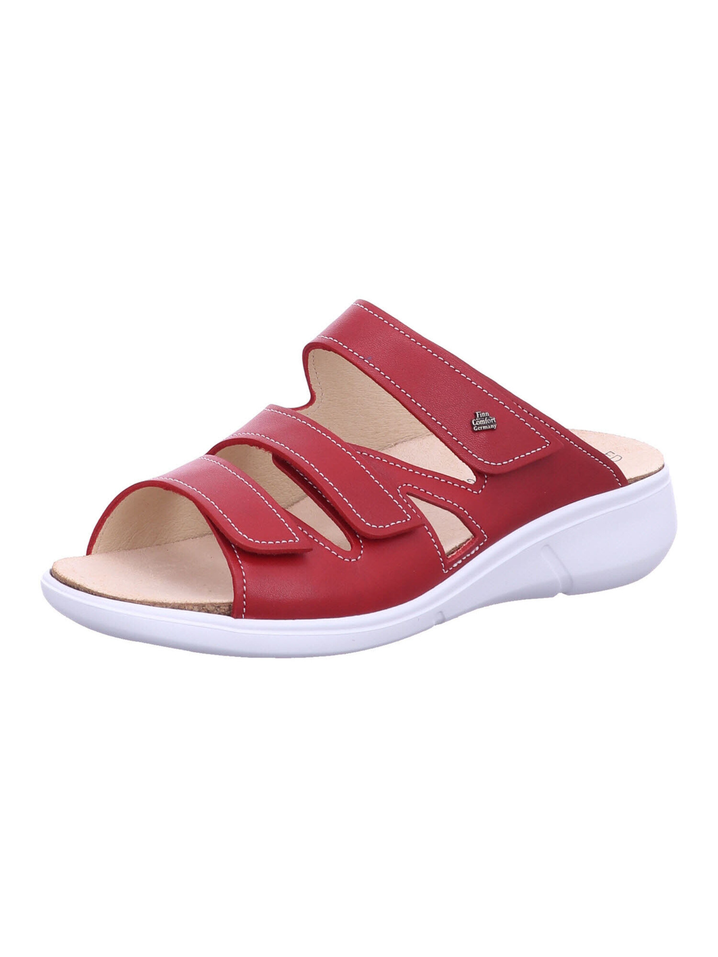 Finn Comfort Muiltjes 'Kiribati' in Rood: voorkant