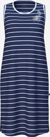 Chemise de nuit Ulla Popken en bleu : devant