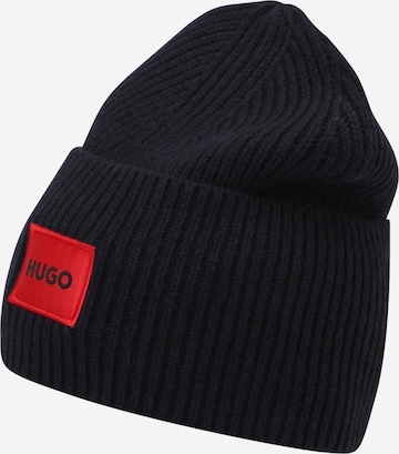 HUGO Red Beanie 'Xaff' in Blue: front