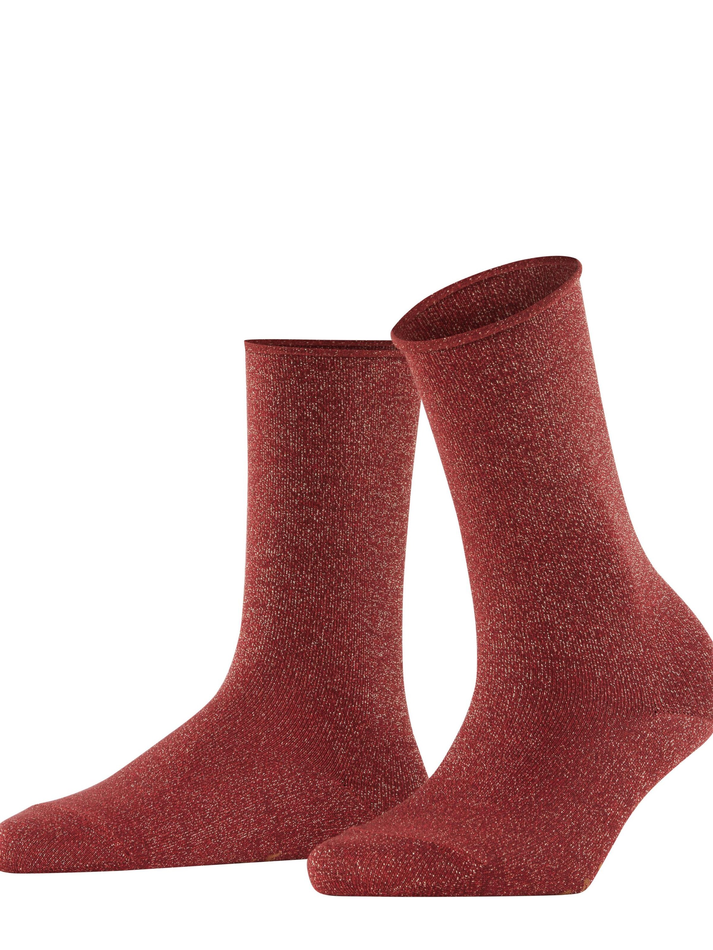 FALKE Socken 'Shiny'‌‌‌‌‌‌ in Rot: Vorderseite