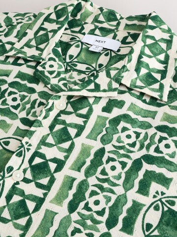 Next Regular fit Srajca | zelena barva
