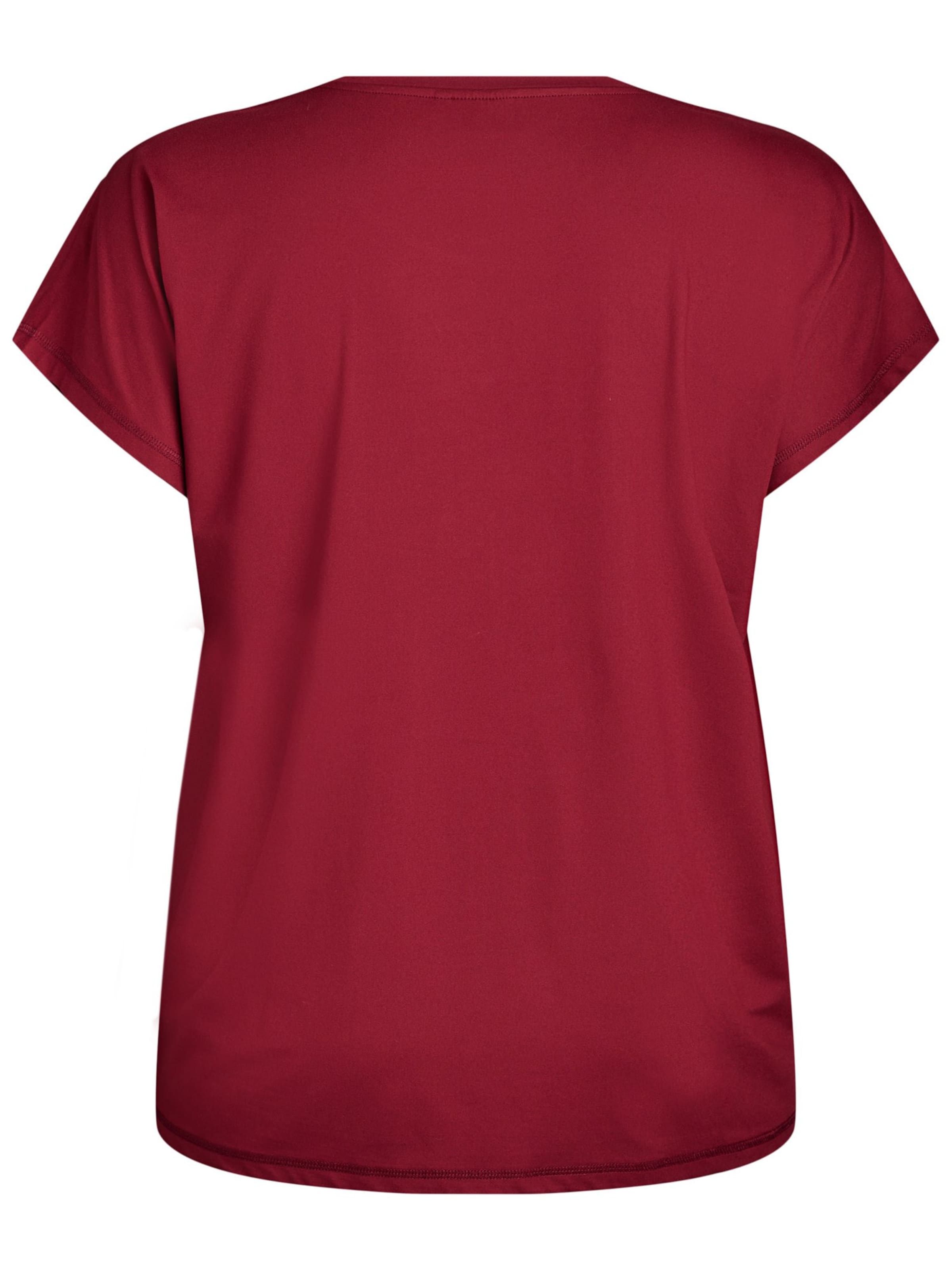 Zizzi Tričko 'ABASIC' – červená