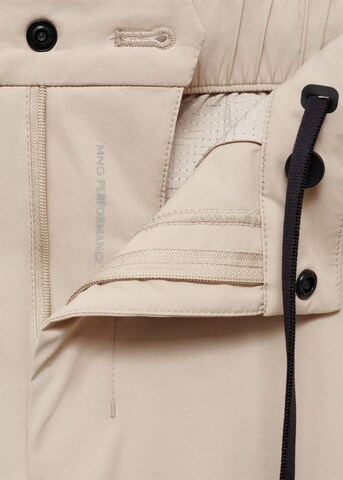 MANGO MAN Slim fit Pants 'Due' in Beige