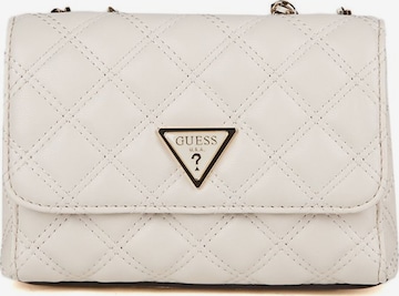 Borsa a spalla di GUESS in beige: frontale