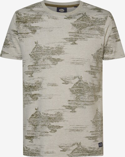Petrol Industries T-Shirt in sepia / pastellgrün, Produktansicht