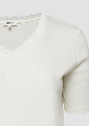 s.Oliver Shirt in Beige