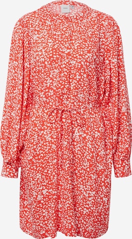 ICHI Shirt Dress 'Carolina' in Red: front