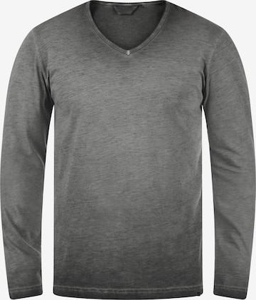 !Solid Langarmshirt 'Cornelio' in Grau: predná strana