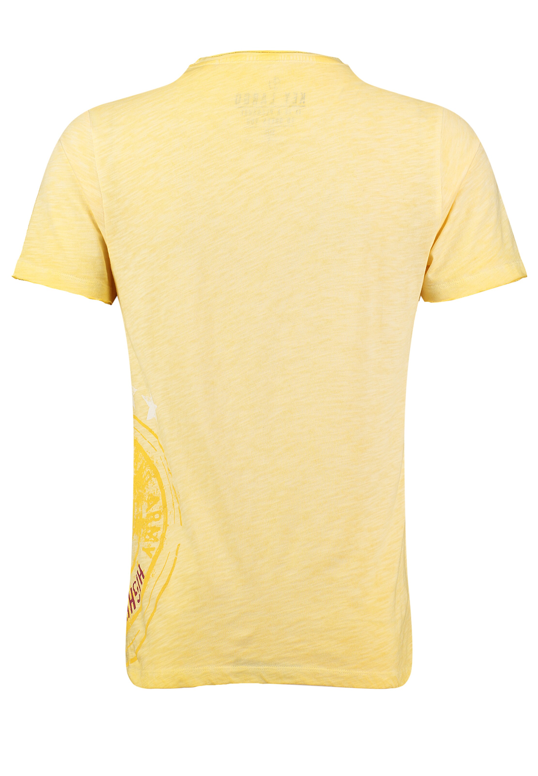 Key Largo Shirt 'KLOcean' in Yellow