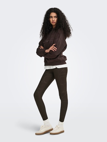 ONLY PLAY Sweatshirt 'ONPRace' in Braun