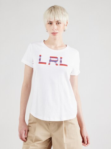 Maglietta 'HAILLY' di Lauren Ralph Lauren in bianco: frontale