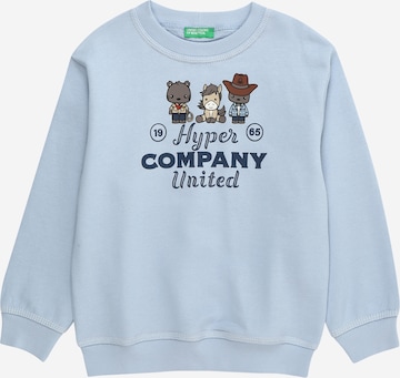 UNITED COLORS OF BENETTON Sweatshirt in Blue: front