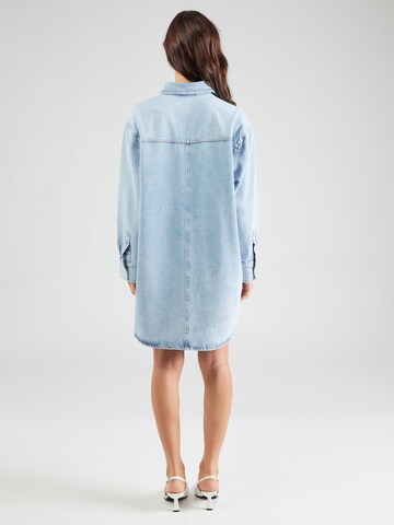 FRAME Blusenkleid in Blau