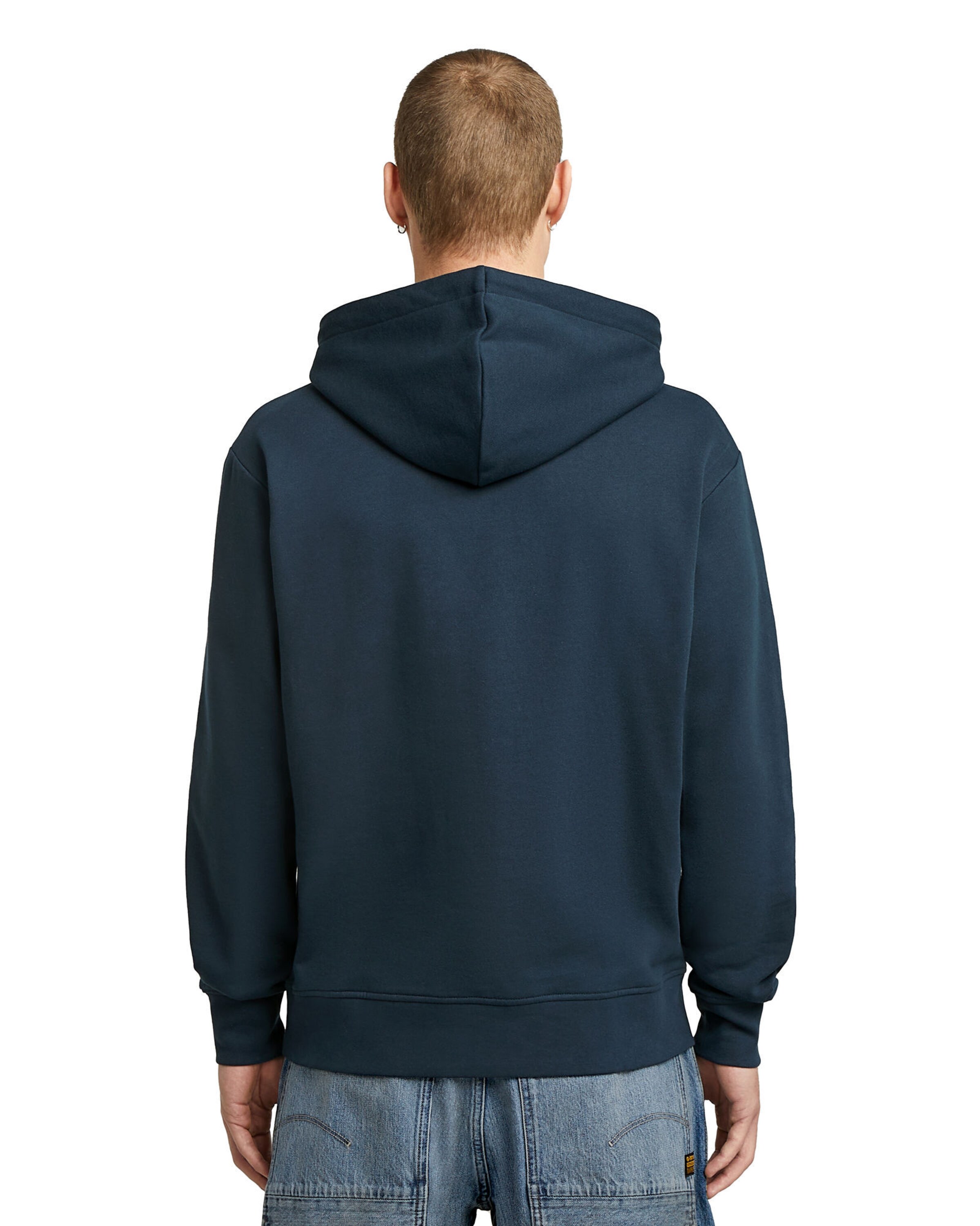 G-STAR Sweatshirt 'Embro Logo HB' in Blue