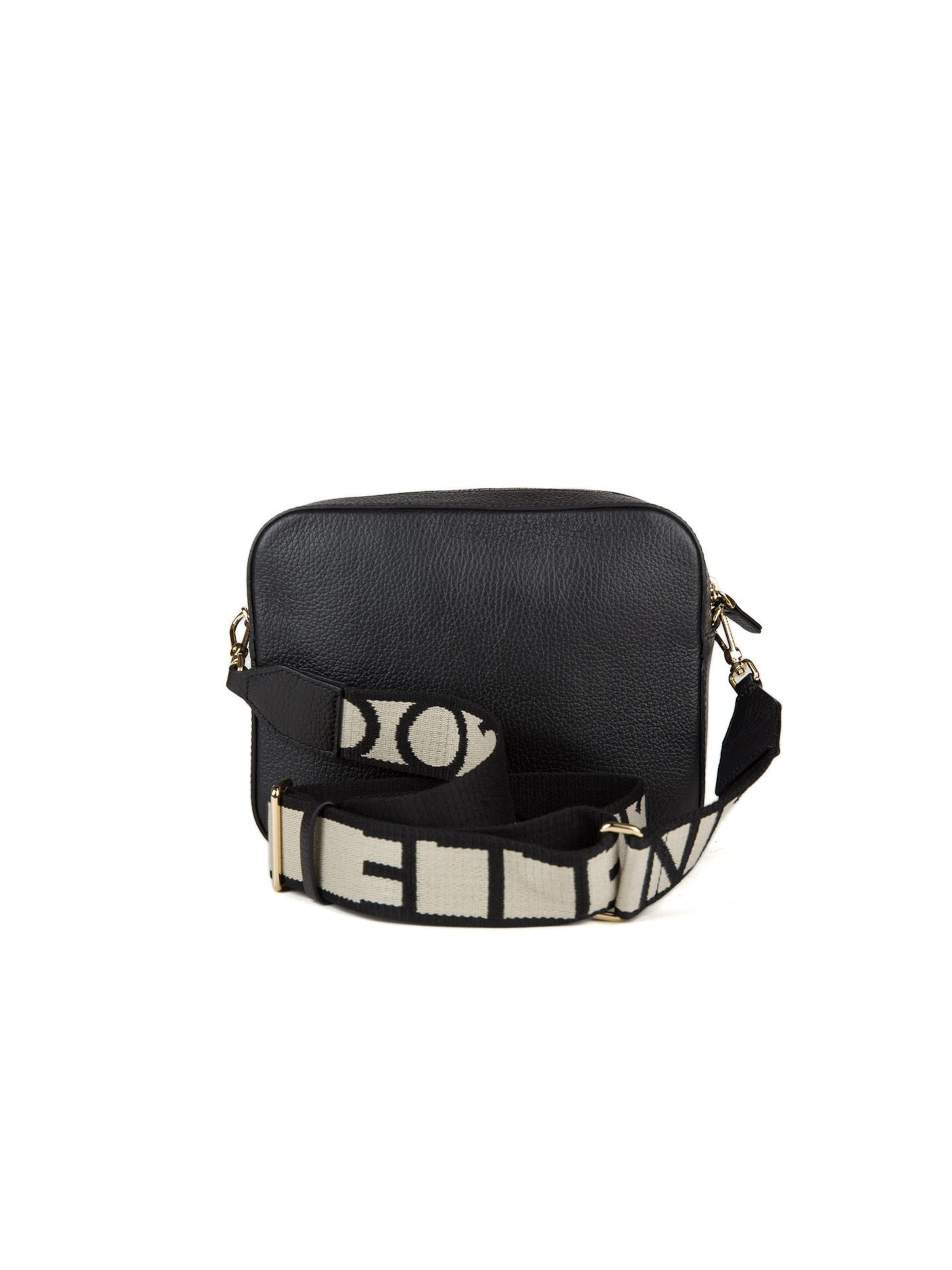 Coccinelle Schoudertas 'Tebe Mini Bag Grained Leather' in Zwart