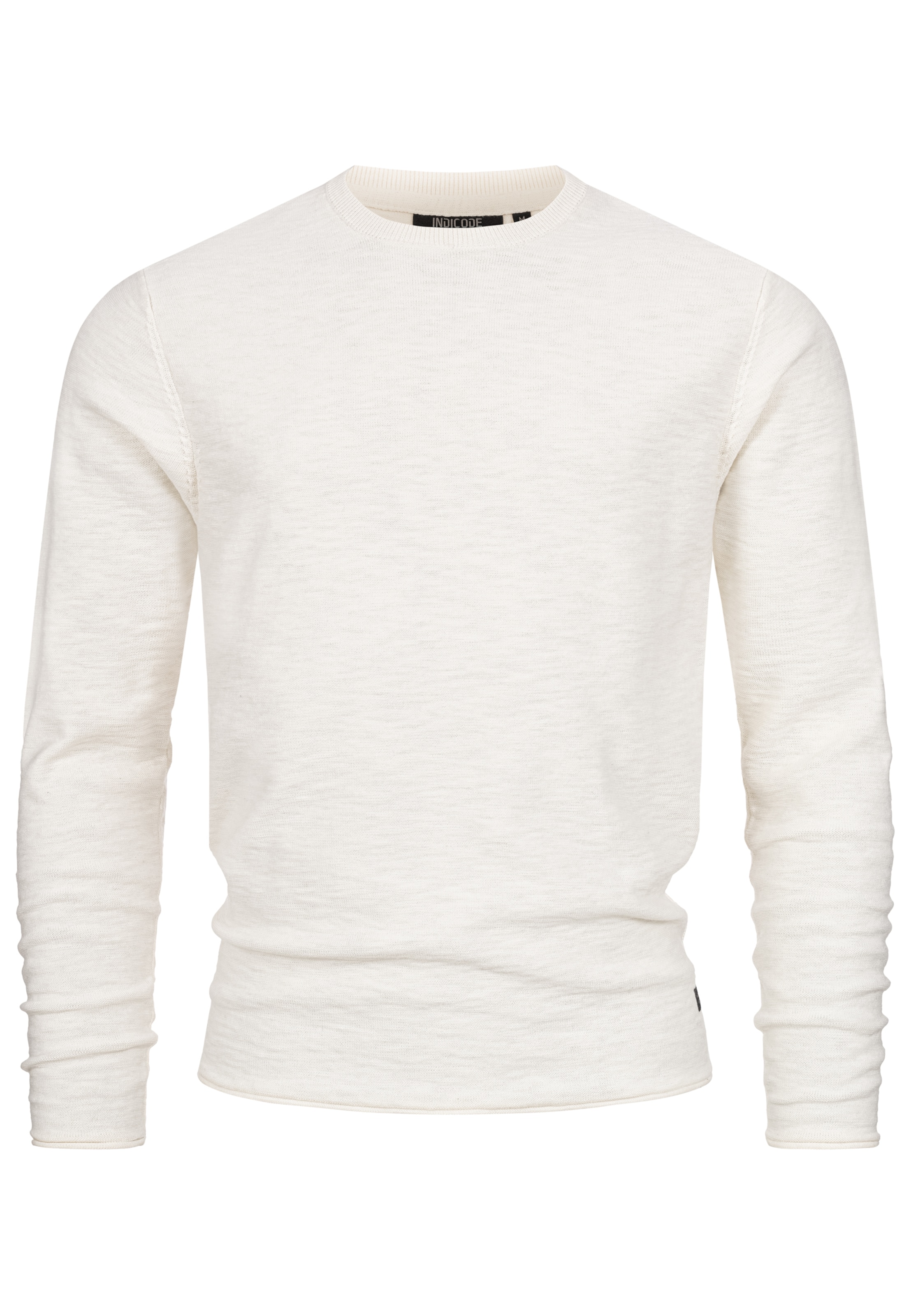 INDICODE JEANS Pullover ' Macedonio ' in Weiß: Vorderseite