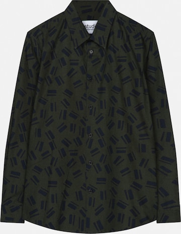 Studio Seidensticker Button Up Shirt 'Studio' in Green: front