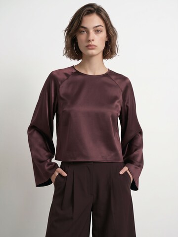 Camicia da donna 'Jill' di HYPEDROP in lilla: frontale
