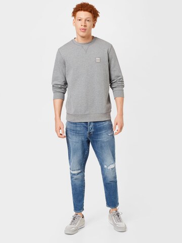 BOSS Orange Sweatshirt 'Westart' in Grey