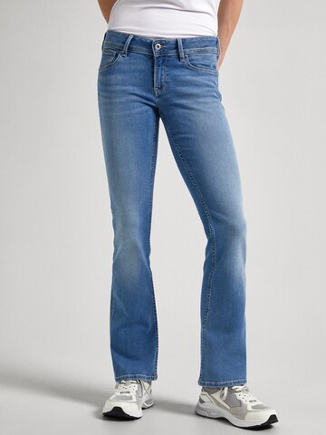 Pepe Jeans Flared Jeans in Blauw: voorkant