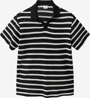 MANGO MAN Koszulka 'MARTE' w kolorze czarny: przód