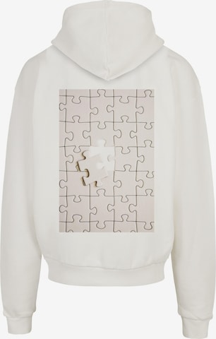 Merchcode Sweatshirt 'Missing Piece' in White