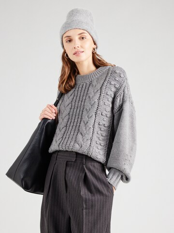 Pull-over 'VMKEYSA' VERO MODA en gris : devant