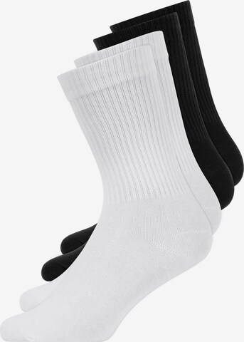 SNOCKS Athletic Socks in Black: front