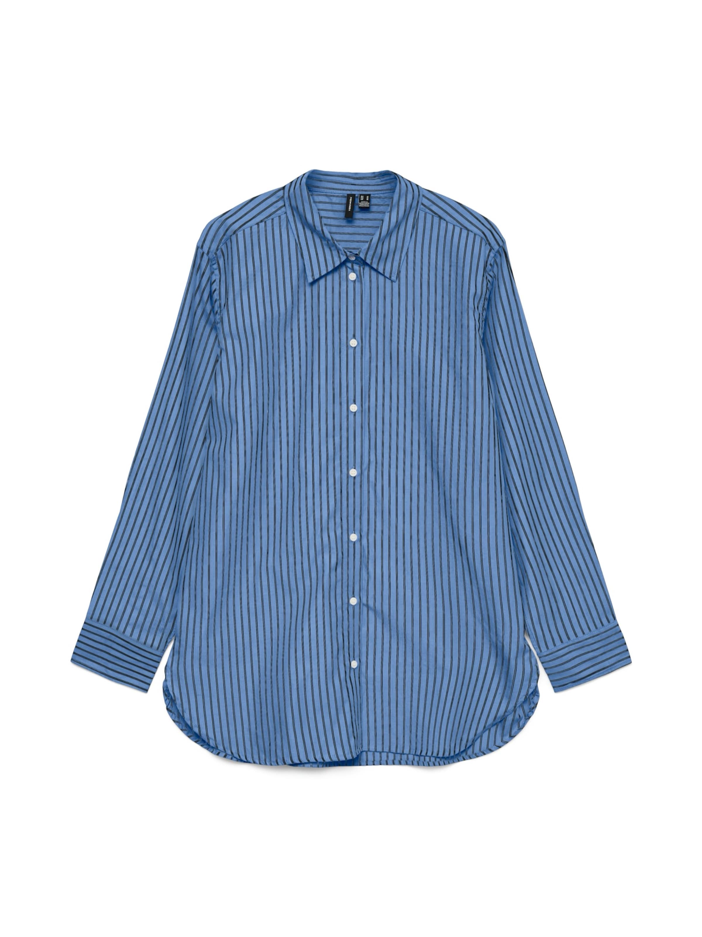 VERO MODA Pluus helesinine / valge, Tootevaade