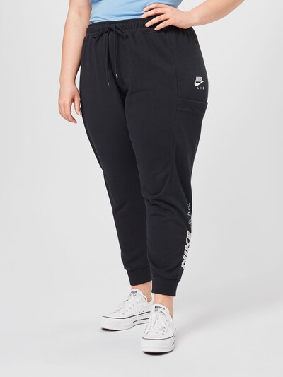 Nike Sportswear Kalhoty - černá / bílá, Model/ka