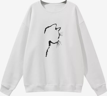GORHEY Sweatshirt in White: front