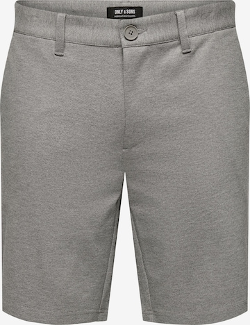 Only & Sons tavaline Chino-püksid 'MARK', värv hall: eest vaates
