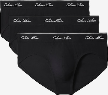Slip Calvin Klein en noir : devant