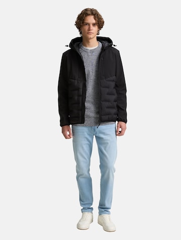 TOM TAILOR DENIM Jacke in Schwarz