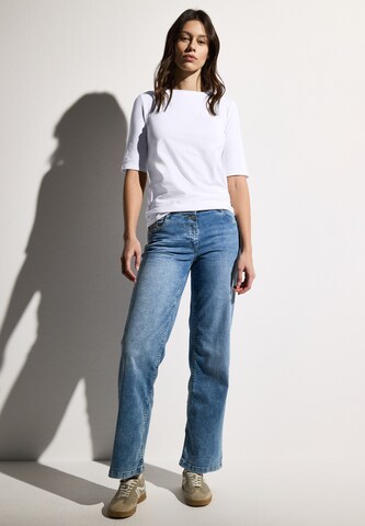CECIL Basic T-Shirt in Weiß