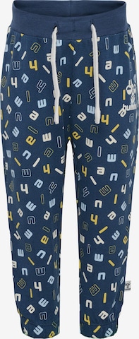 Hummel Regular Pants in Blue: front