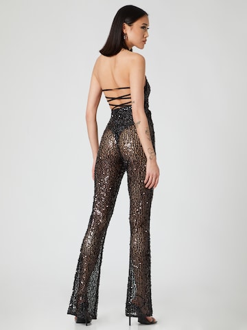 Hoermanseder x About You Flared Pants 'Gina' in Black